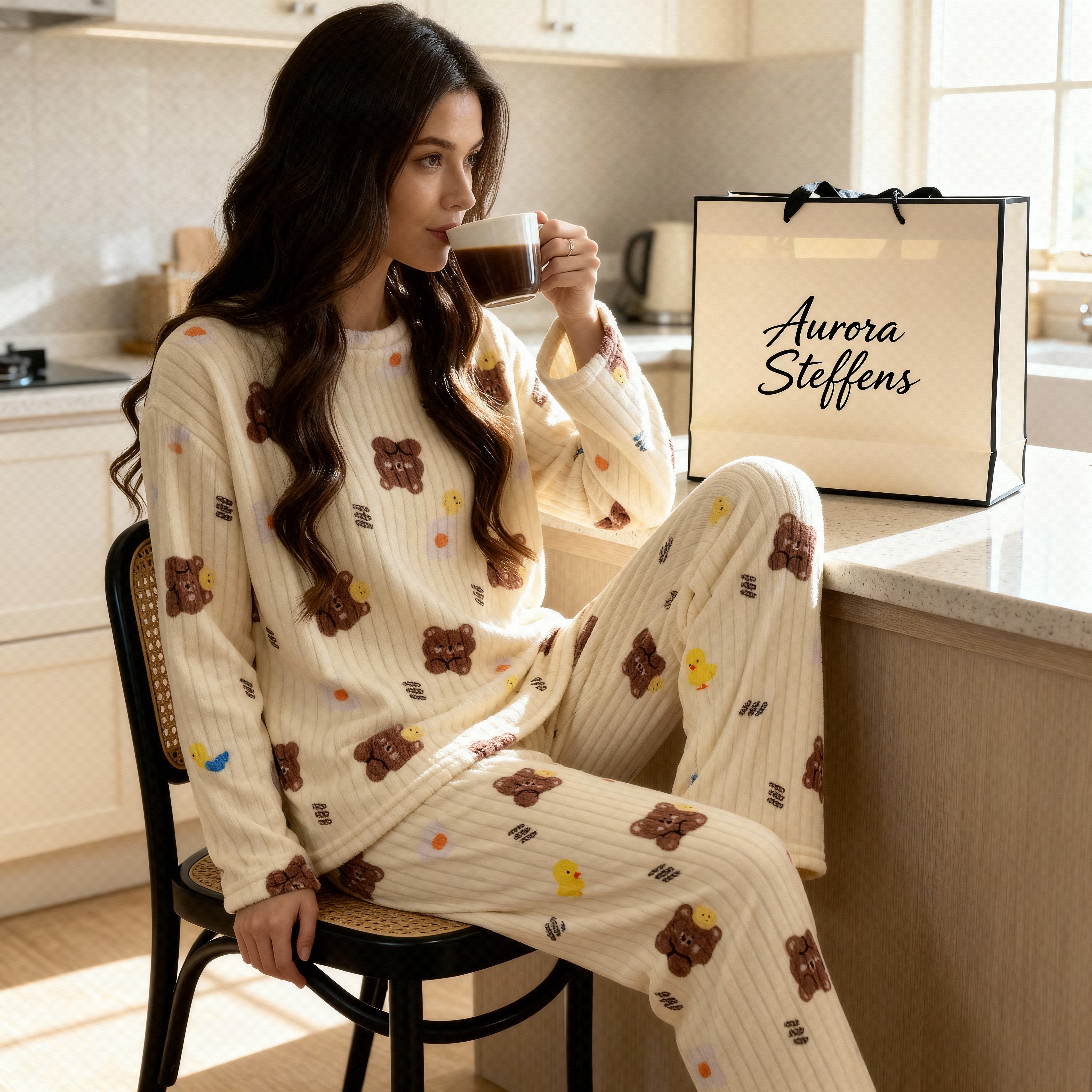 Cozy Coral Fleece Pajama Set